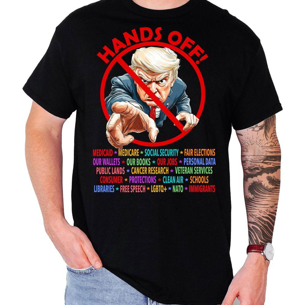 Hands Off Anti Trump Elon Musk Shirt